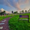 Rosary Walk Bench