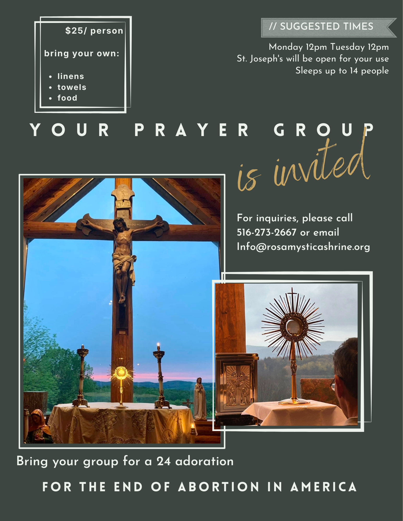 Adoration Flyer Group